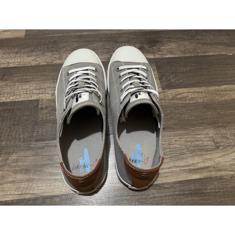 Johnnie-O Sail Away Men's Size 11 M Gray US Shoes Boating Sneaker Stretch Laces‎ - Picture 9 of 13